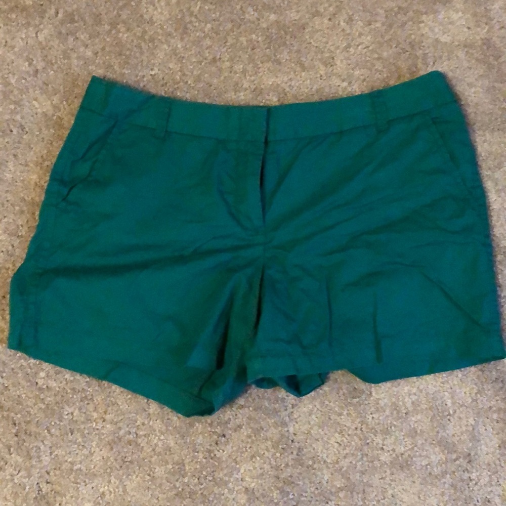 J crew 5” shorts (emerald)